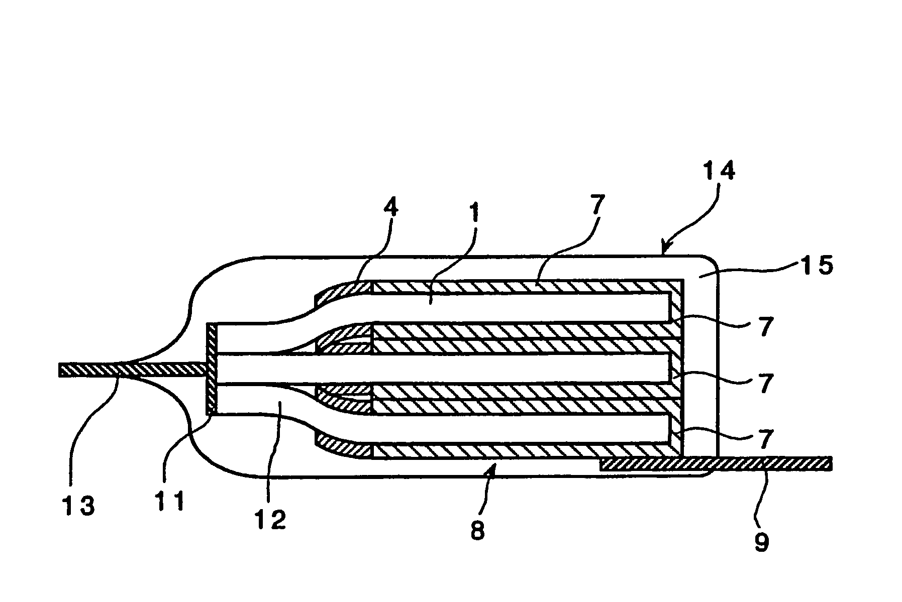Metal foil for capacitor, solid electrolytic capacitor using the foil and production methods of the foil and the capacitor
