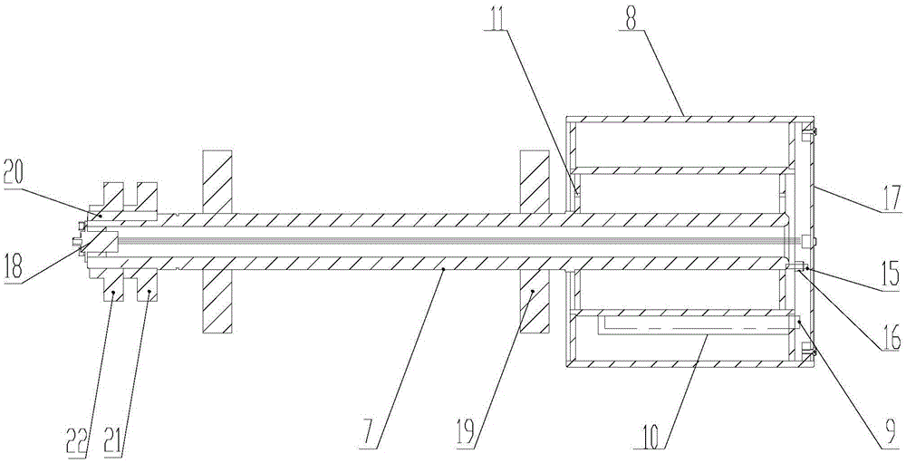 Oil electric heating drawing device of PET packing belt