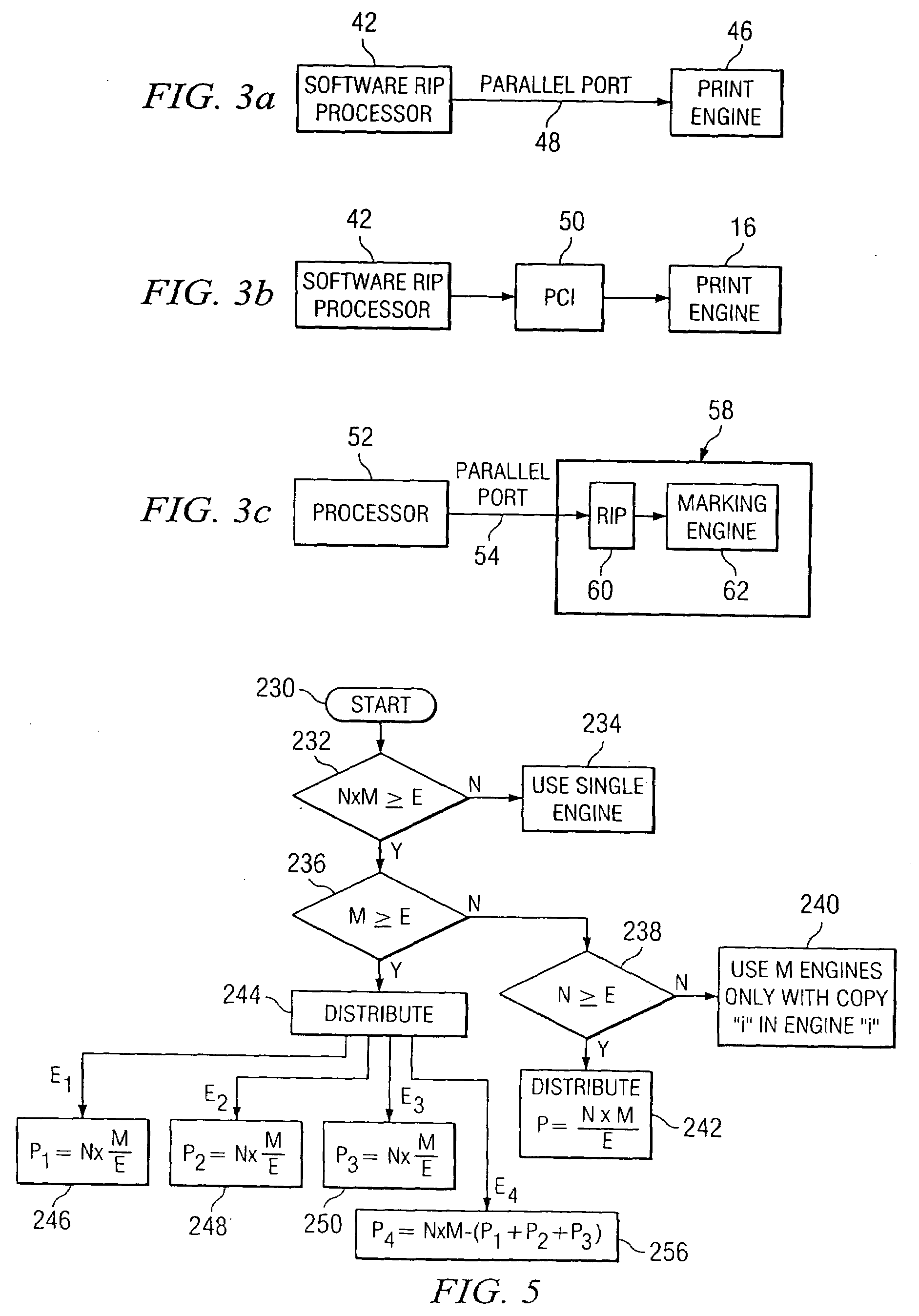 Method and apparatus for routing pages to printers in a multi-print engine as a function of print job parameters