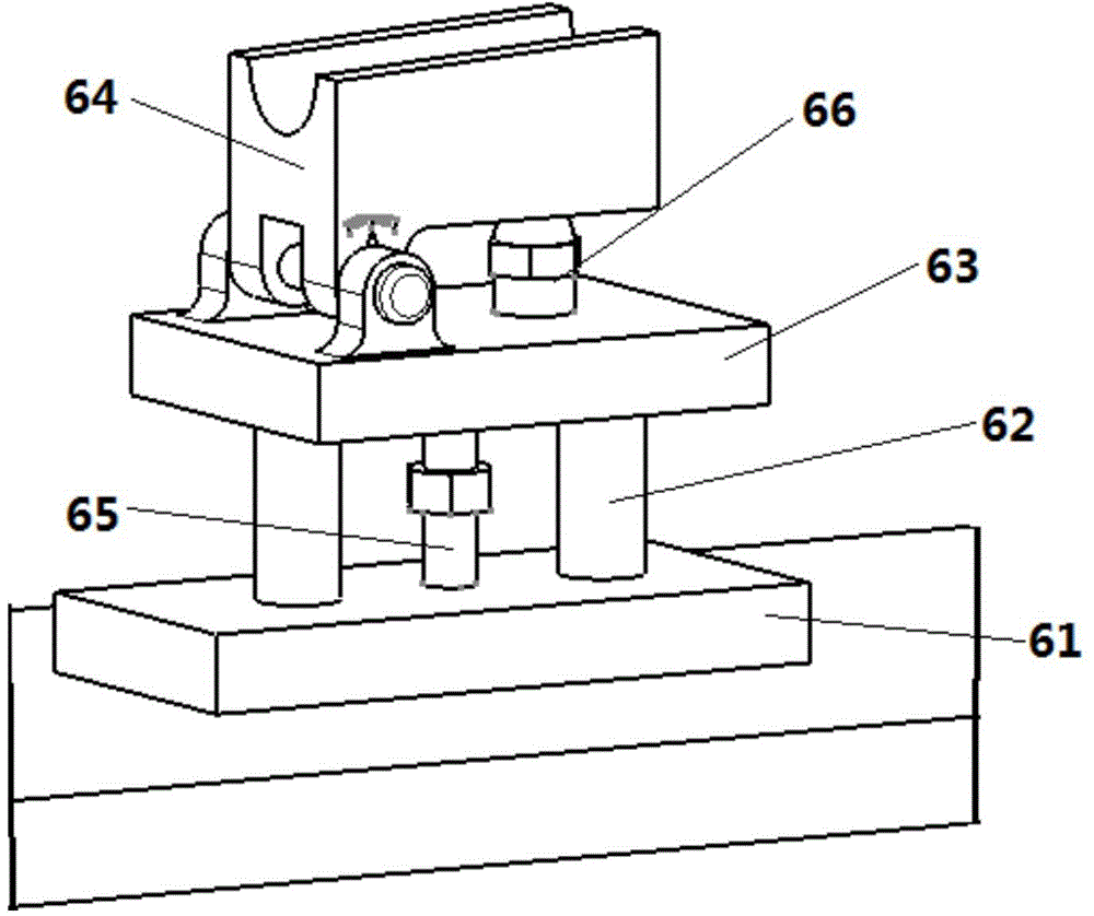 Adjusting device for camber angle