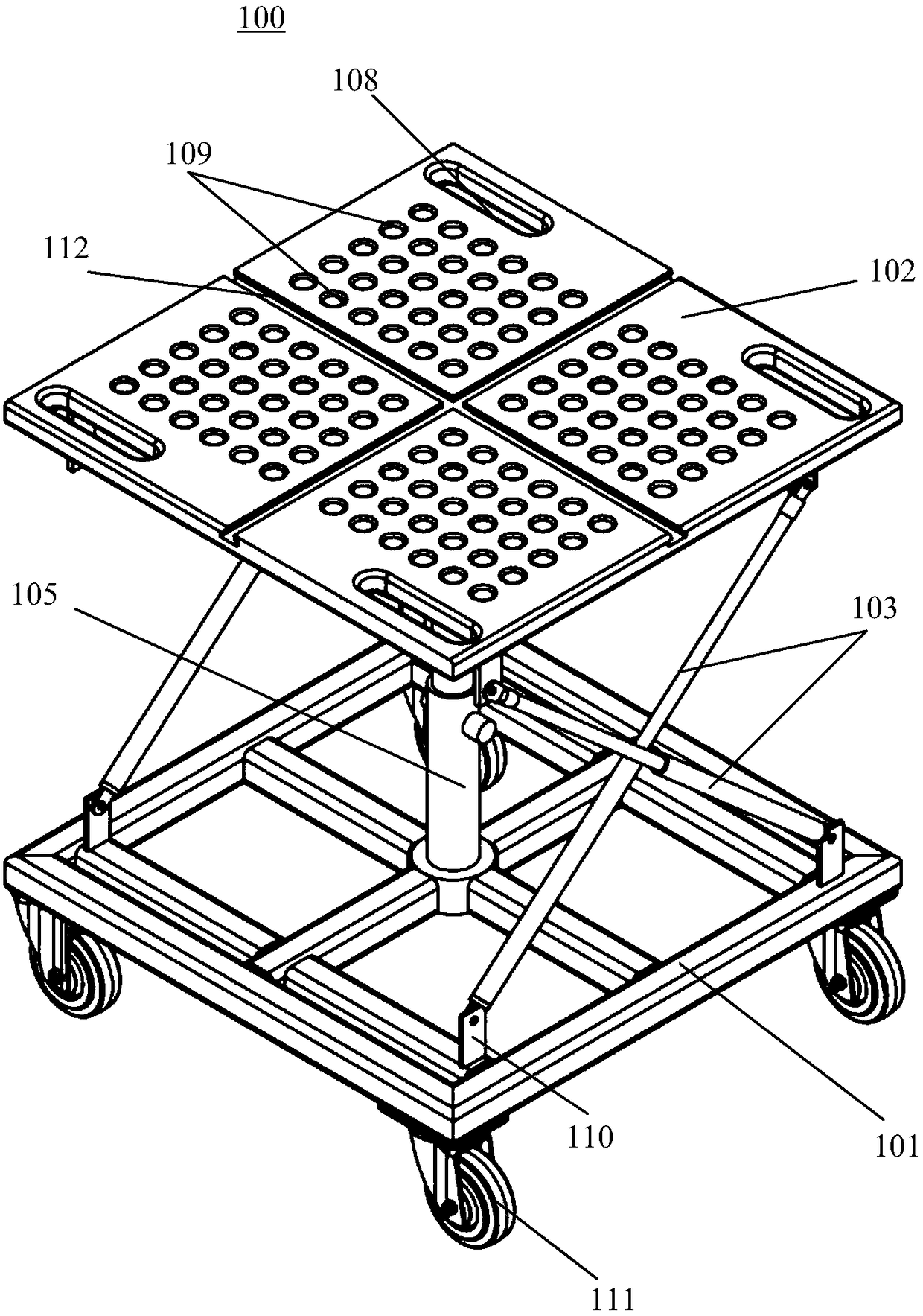 Foldable workbench