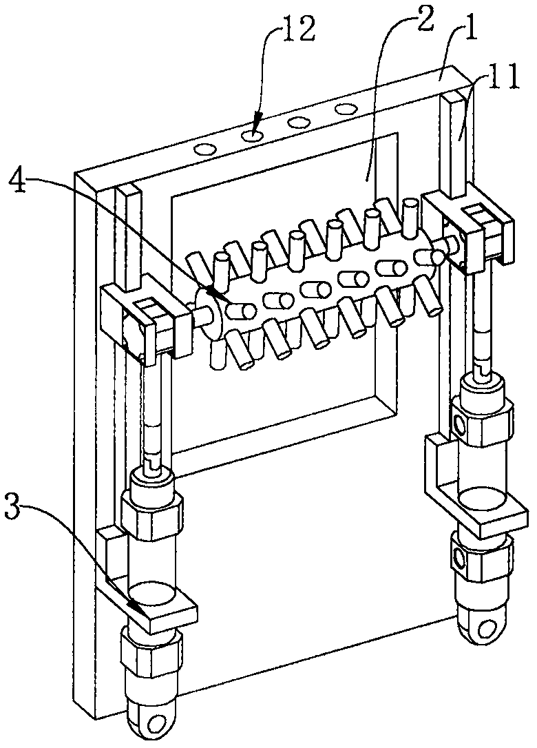 Cleaning device for glass window of machine tool