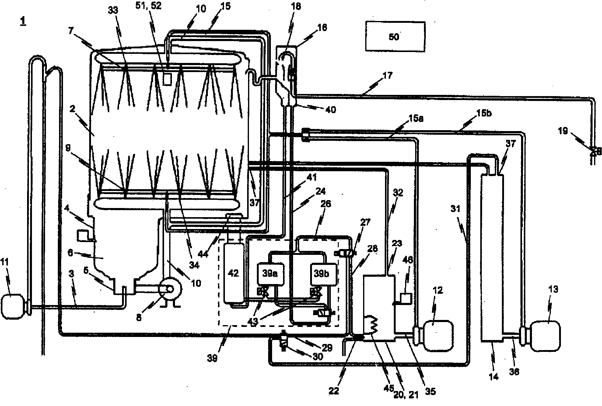 Dishwasher and method for cleaning wash ware
