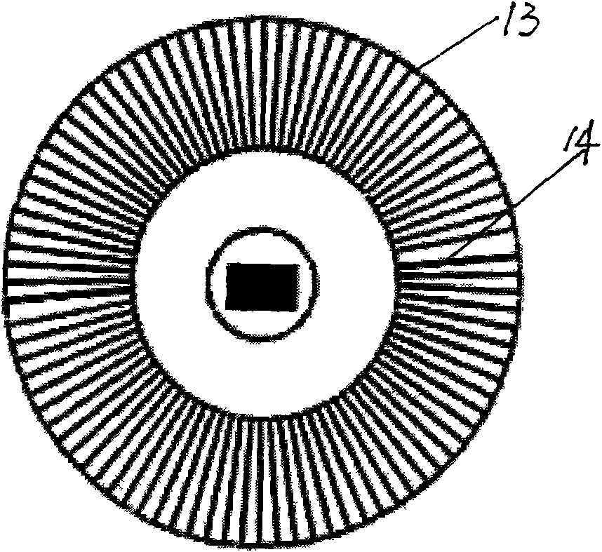 Non-contact angle/placement detection sensor