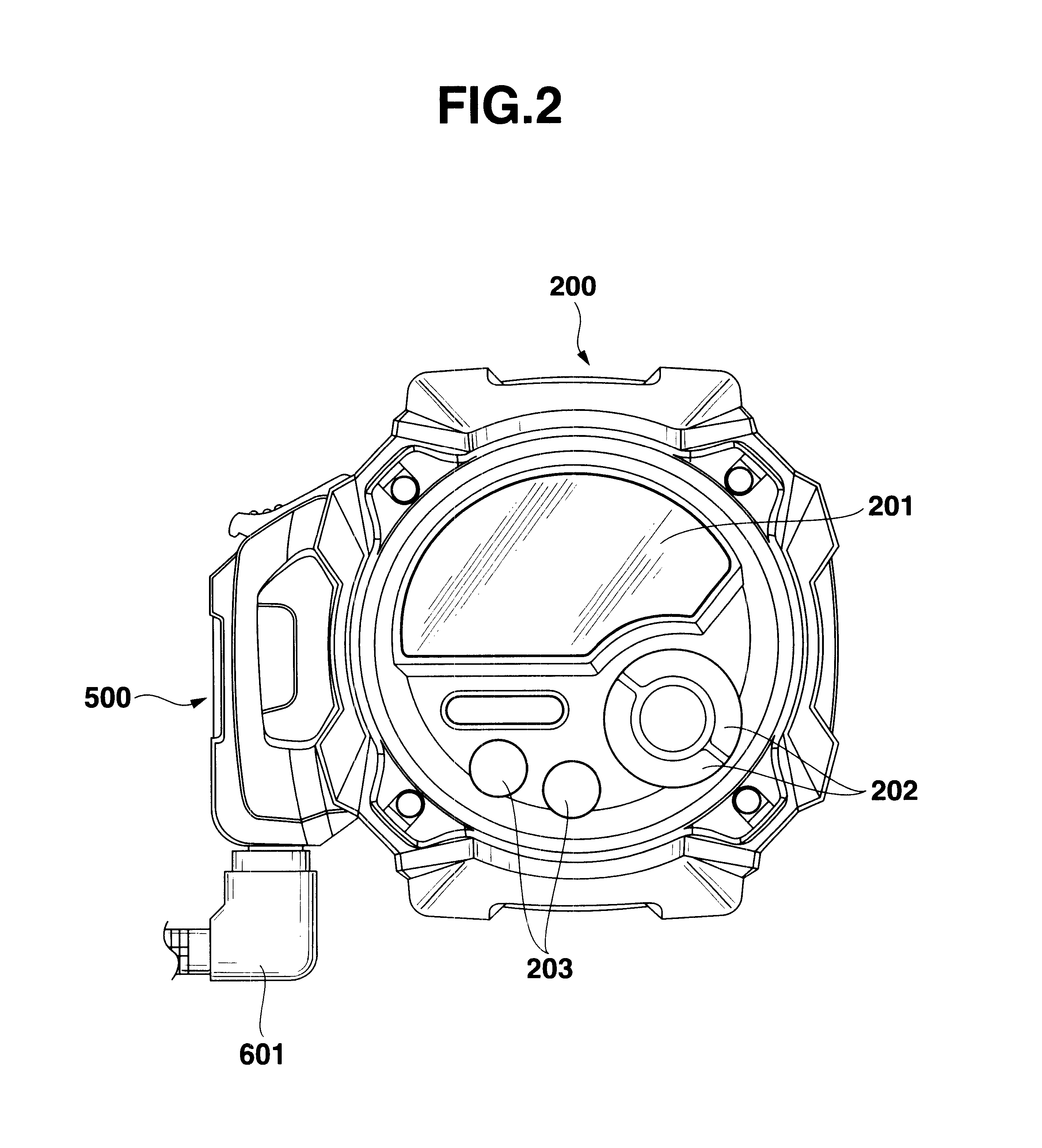 Adapter for external connection and electronic apparatus