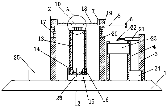 Whole blood viscosity measuring device