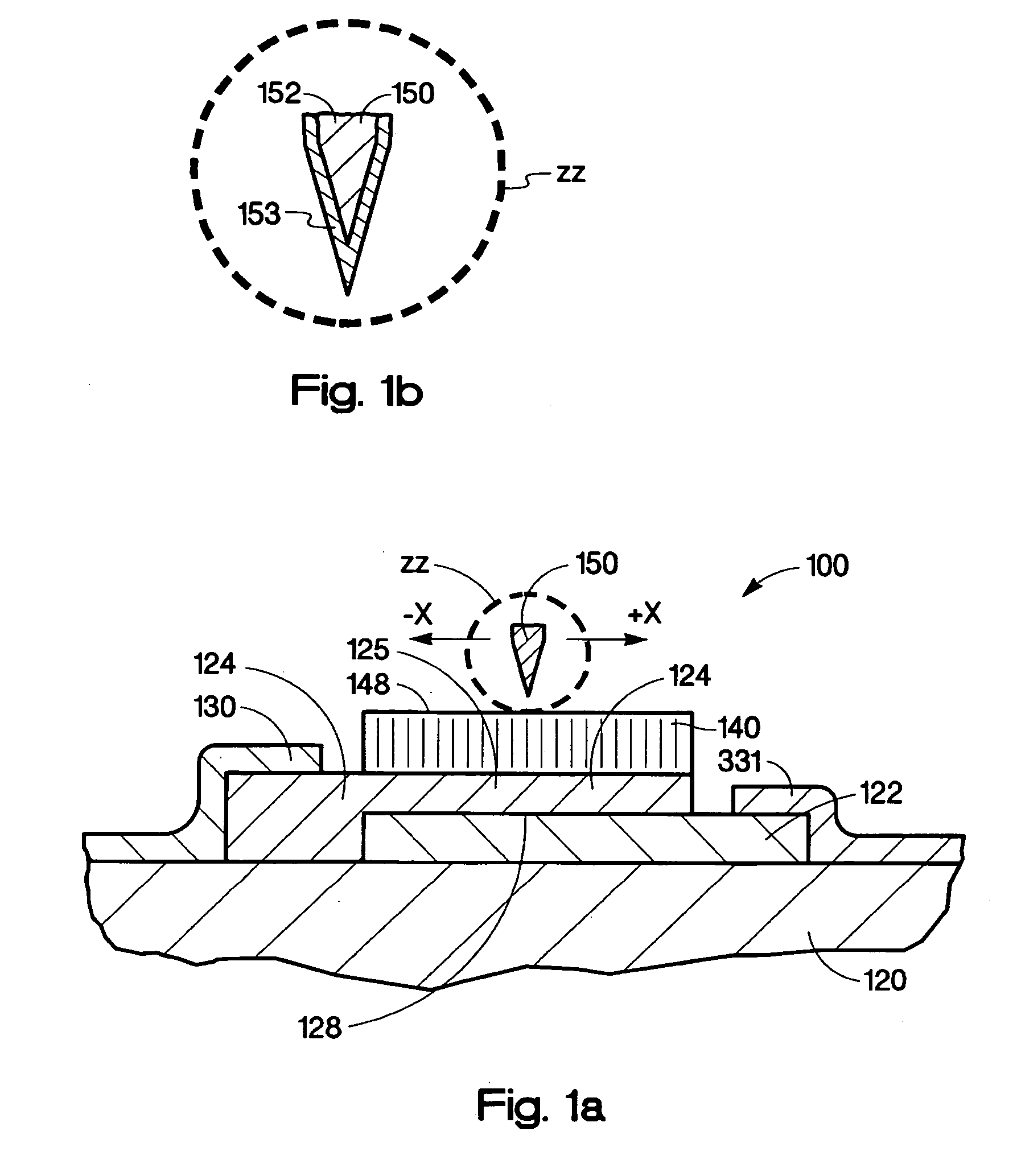 Storage device with charge trapping structure and methods