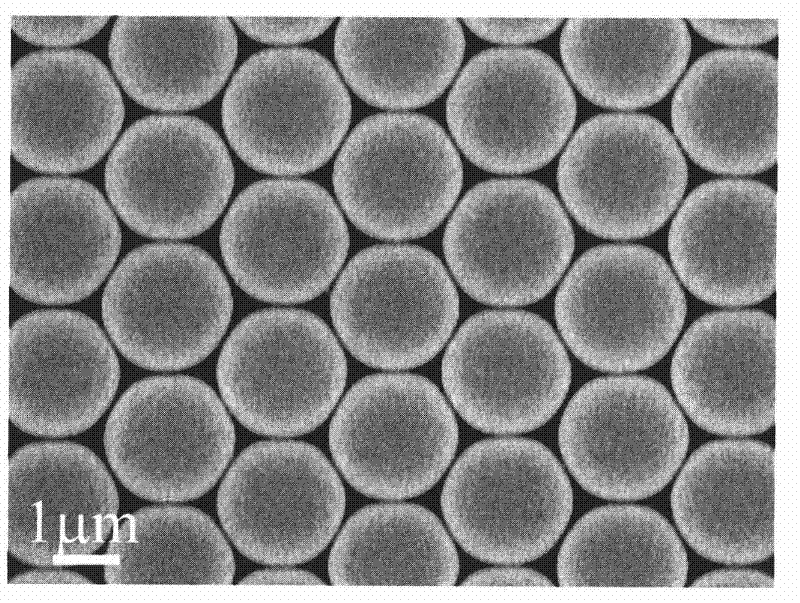 Two-dimensional multi-shell hollow sphere ordered structure array and preparation method thereof