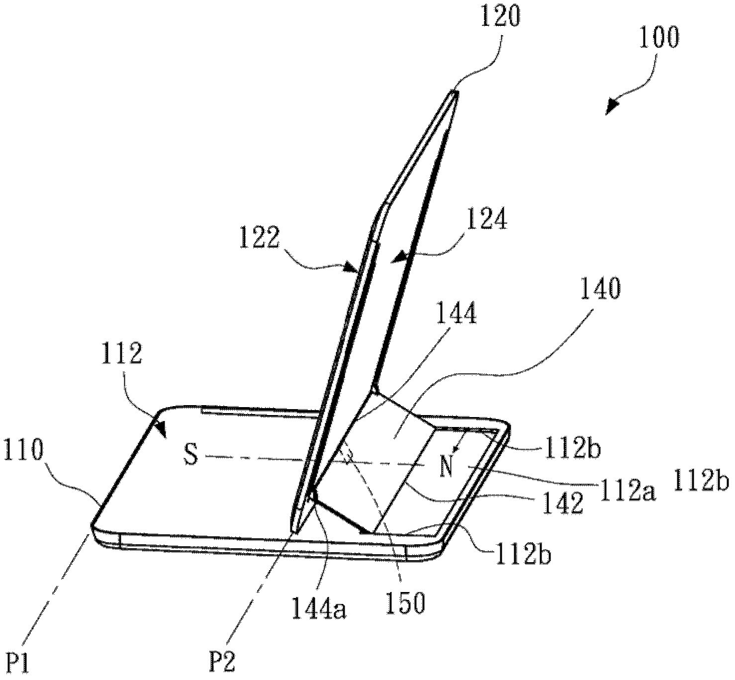 Clamshell type electronic device