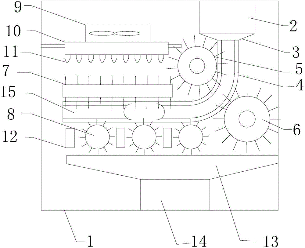 Capsule polishing and conveying device