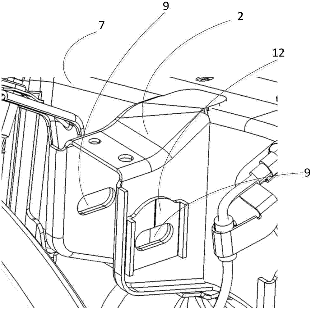 Wheel inclination-angle adjusting device and vehicle