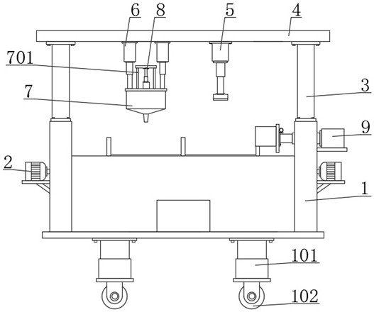 A finished wine packing machine