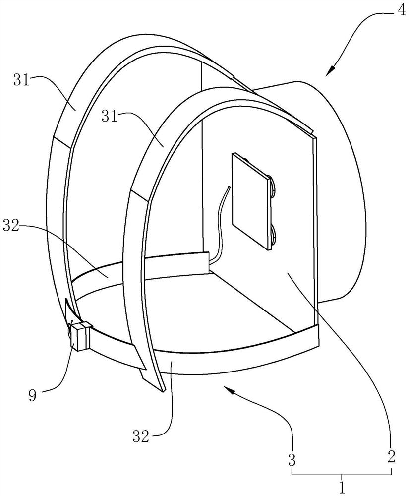 Wearable landing protection device