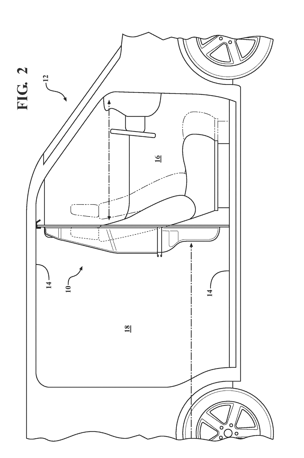 Transparent vehicle partition