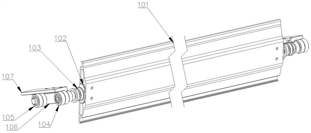 Full-automatic door opening and closing device