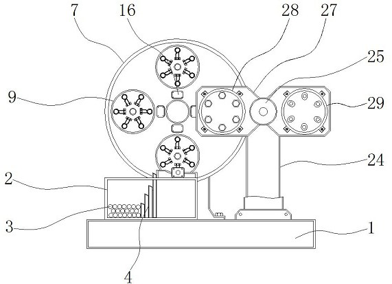 Hot pressing device with clamping structure for non-standard bolt machining