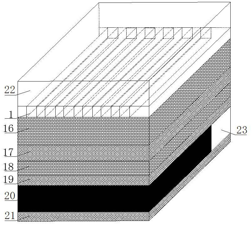 Apparatus and method for caving coal caving operation control based on ultrasonic intensity test