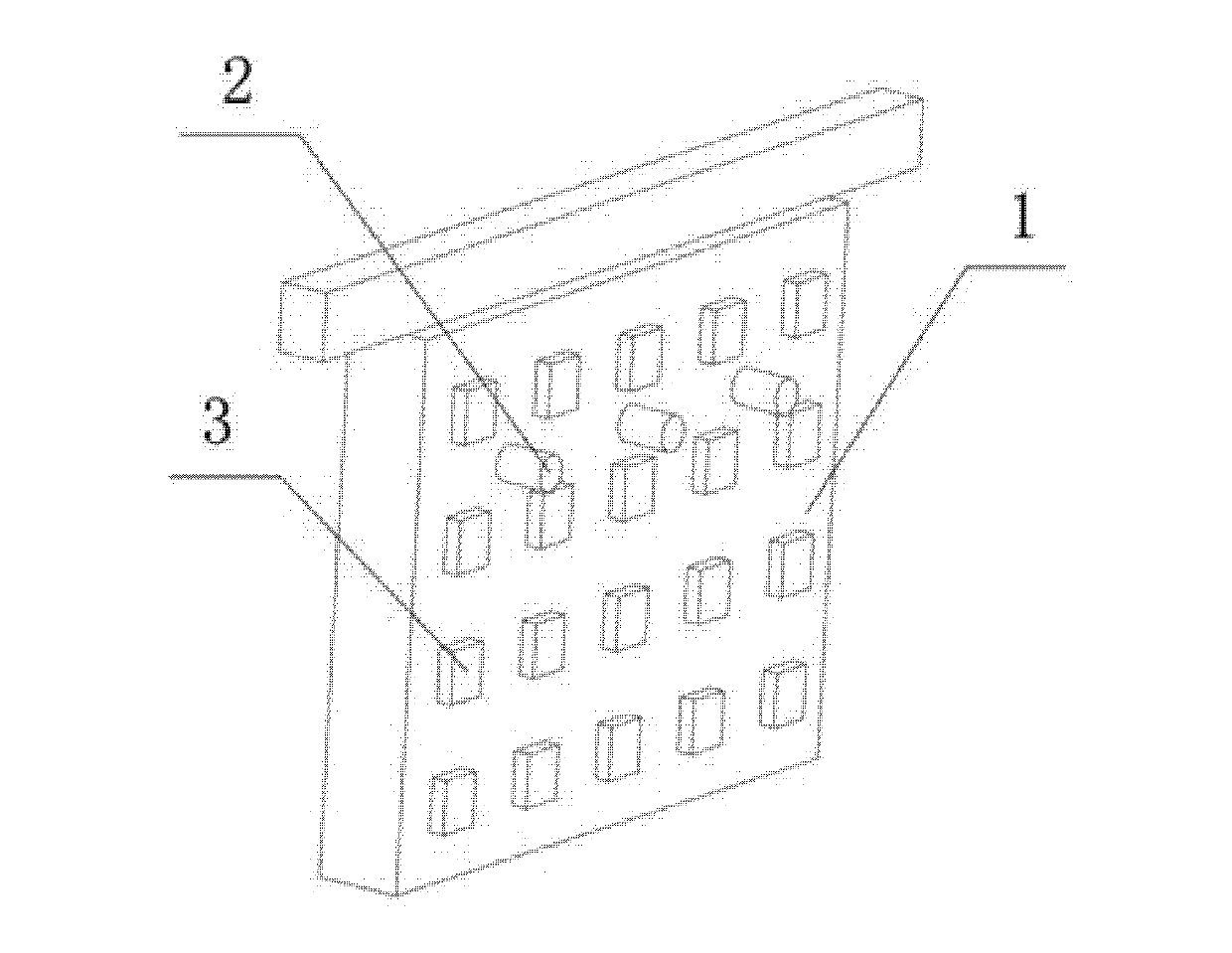 Novel anode plate and die thereof
