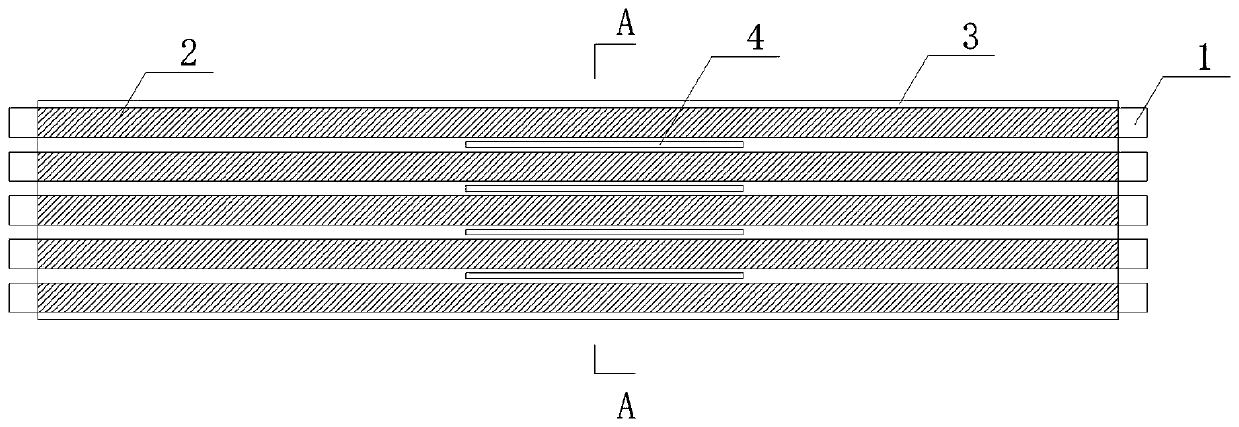 Laser-cladding high temperature resistance abrasionproof structure for special-shaped water cooling wall tube bundle