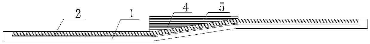 Laser-cladding high temperature resistance abrasionproof structure for special-shaped water cooling wall tube bundle