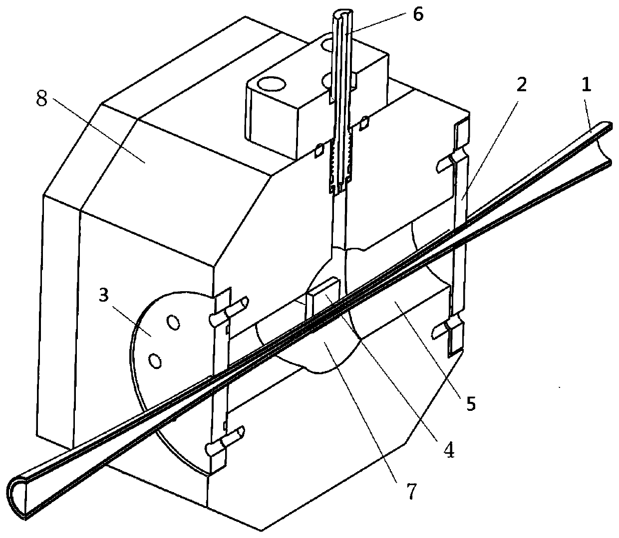 Device and method for generating tunable terahertz radiation from hollow-core laser plasma