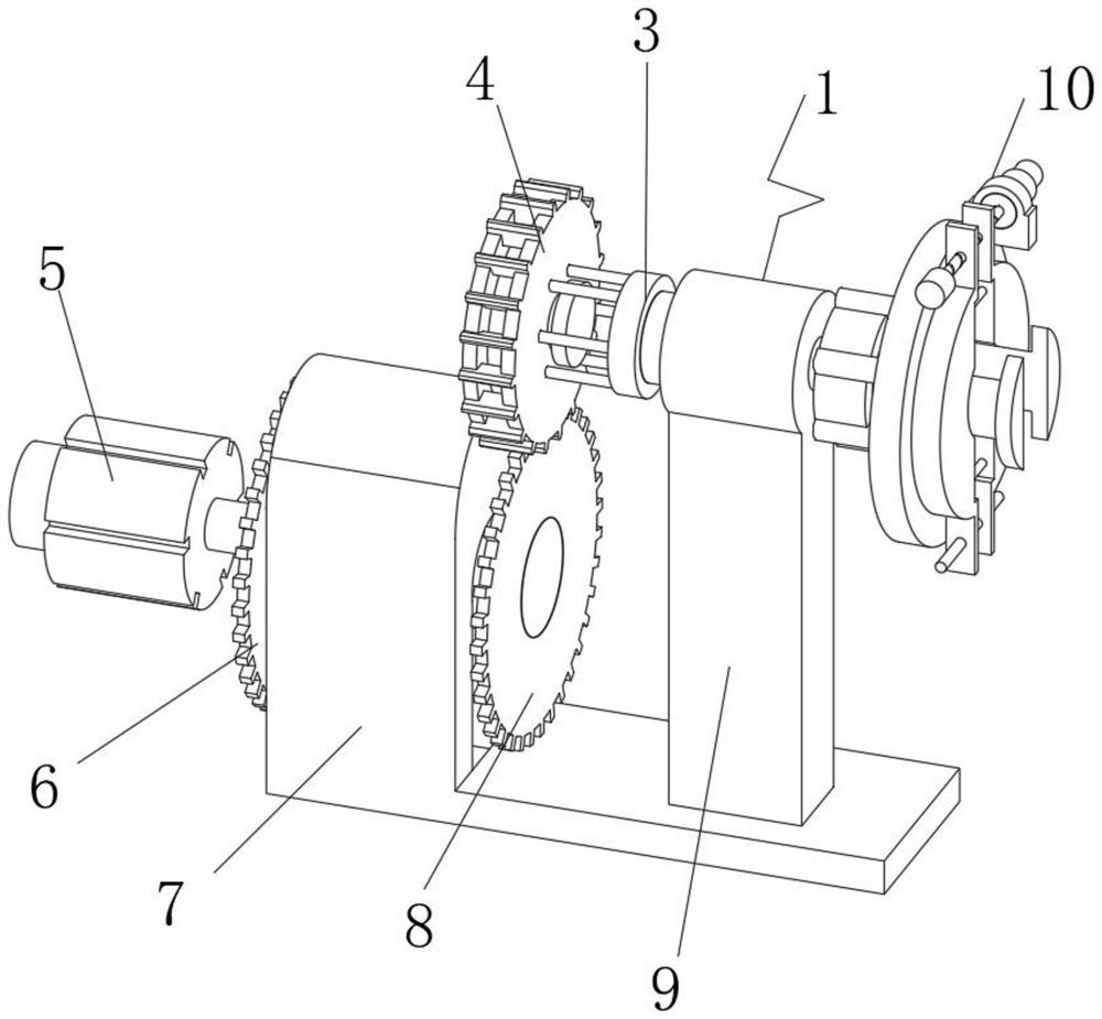 Auxiliary weaving device for artificial silk flower manufacturing