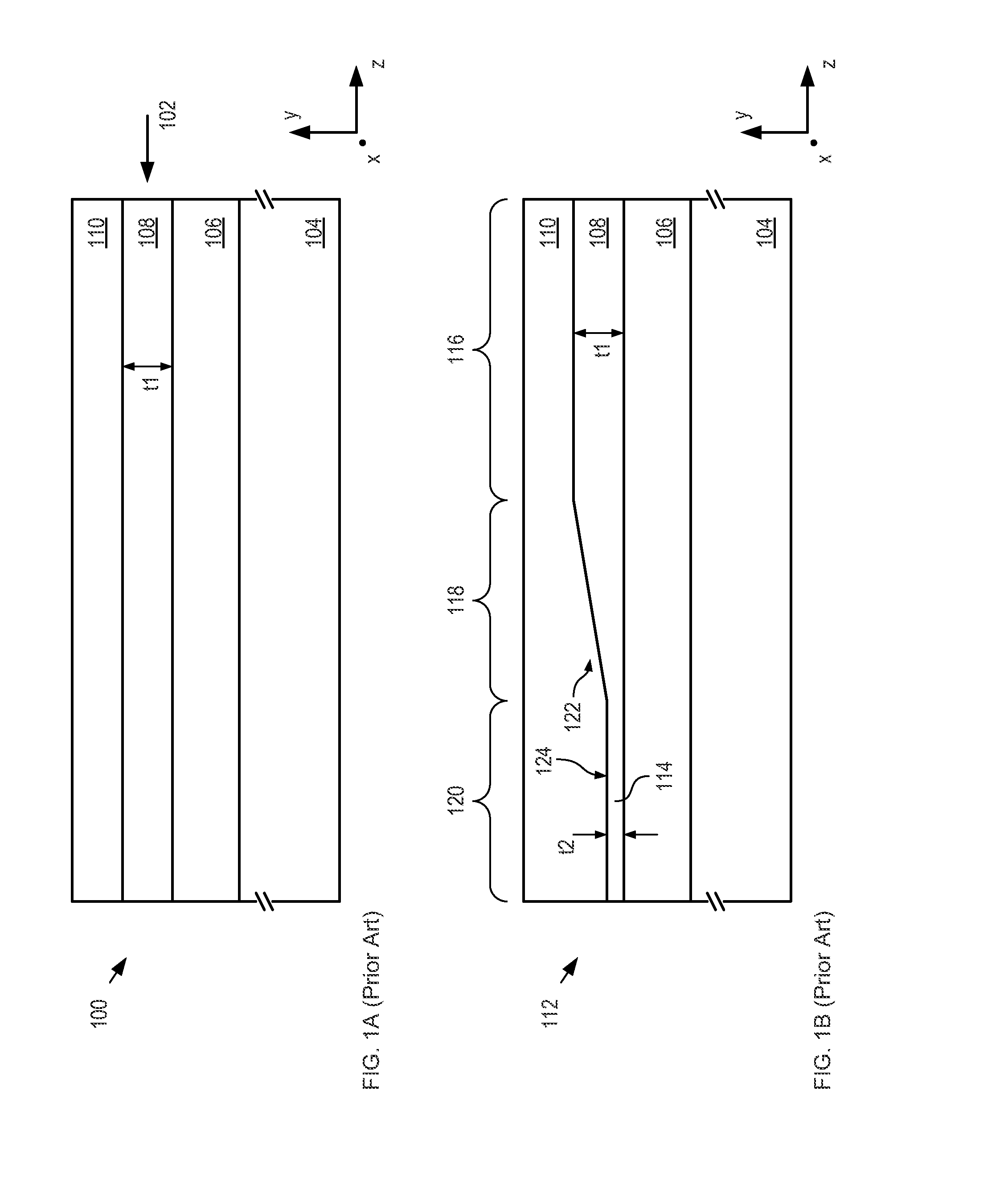 Surface waveguide having a tapered region and method of forming