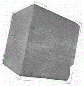 Fracture monitoring method by CT scan for hydraulic fracture initiation and propagation of large-scale volcanic rocks