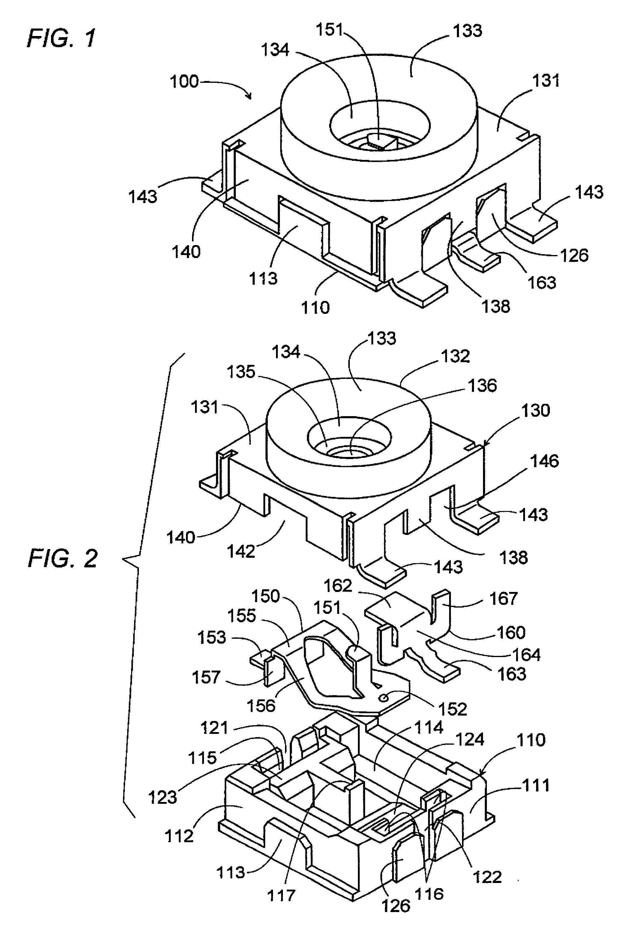 Receptacle for coaxial plug connector