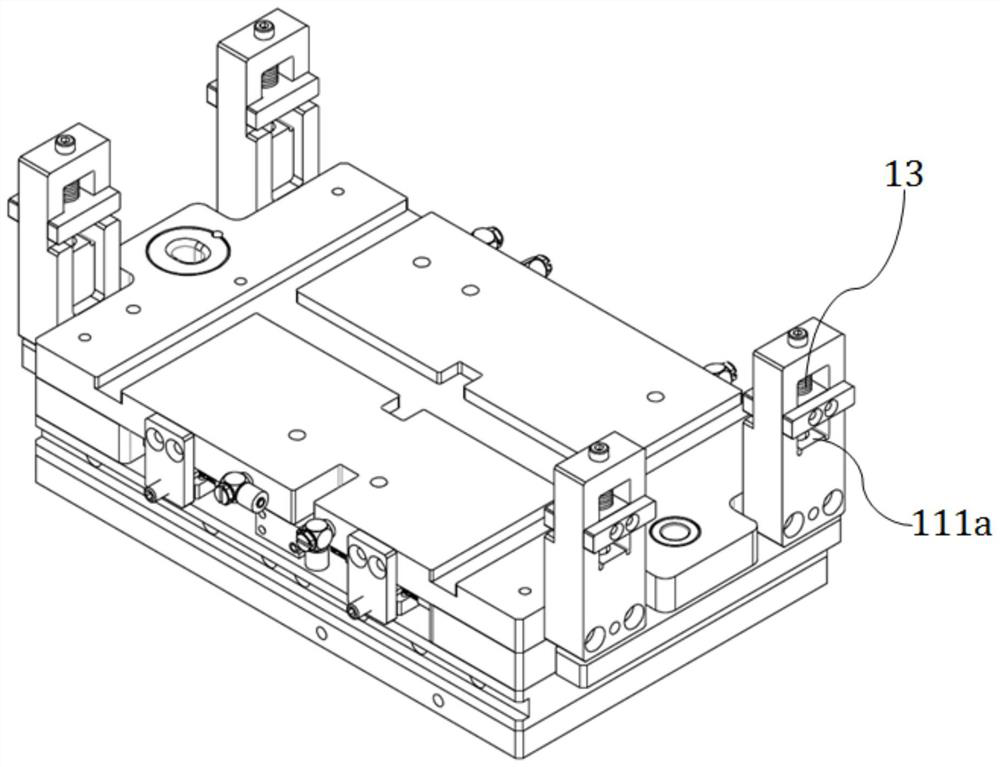 Quick upper die changing structure and related equipment and method