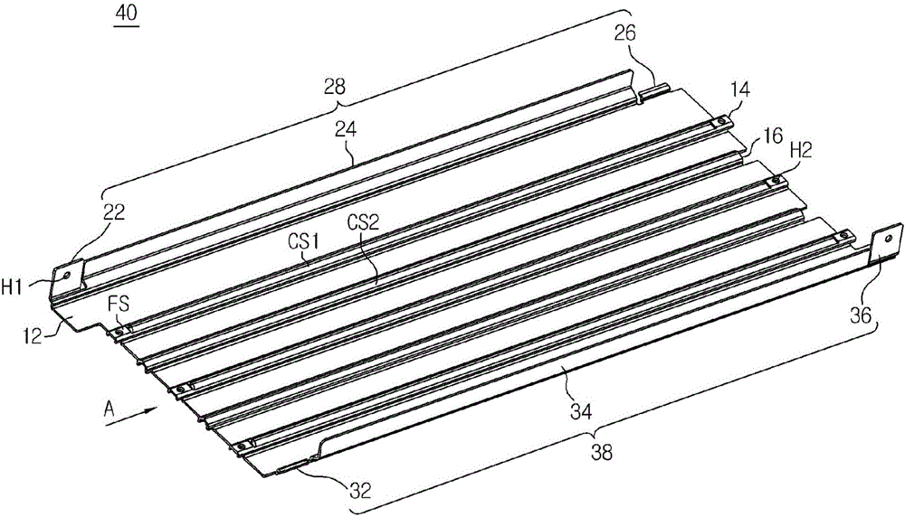 Cooling fin, cooling module comprising the cooling fin and battery module comprising the same