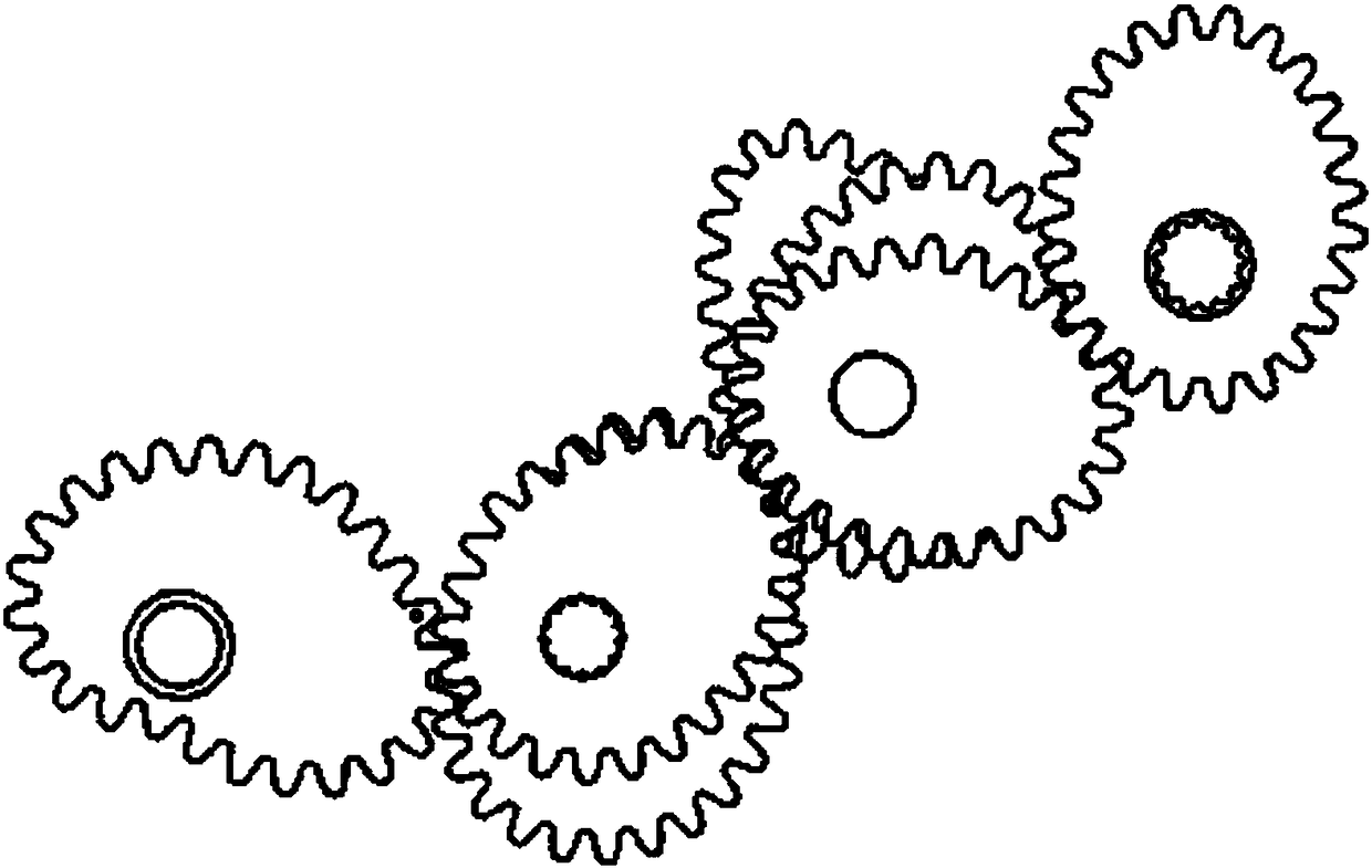 Double planet frame type non-circular-elliptical gear planetary gear system pot seedling transplanting mechanism