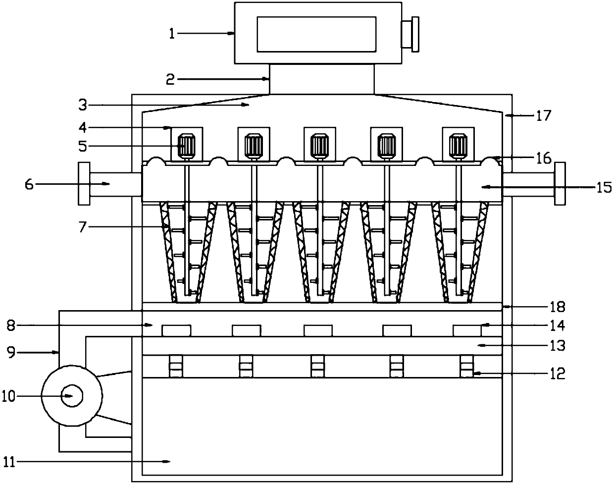 Distillation equipment for chemical production