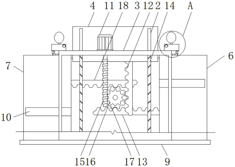 Building interior sound insulation device with temperature and humidity monitoring function