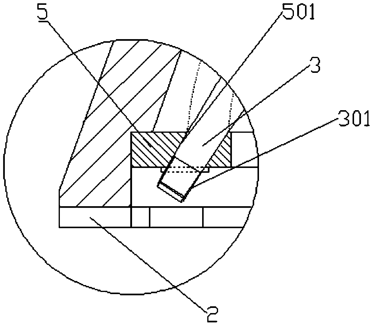 A kind of internal cooling grinding wheel