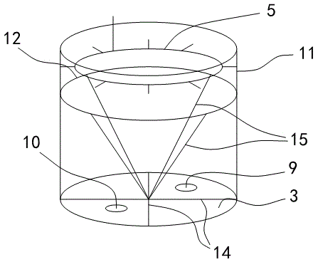 Sunken tube reinforcement device for shaft construction