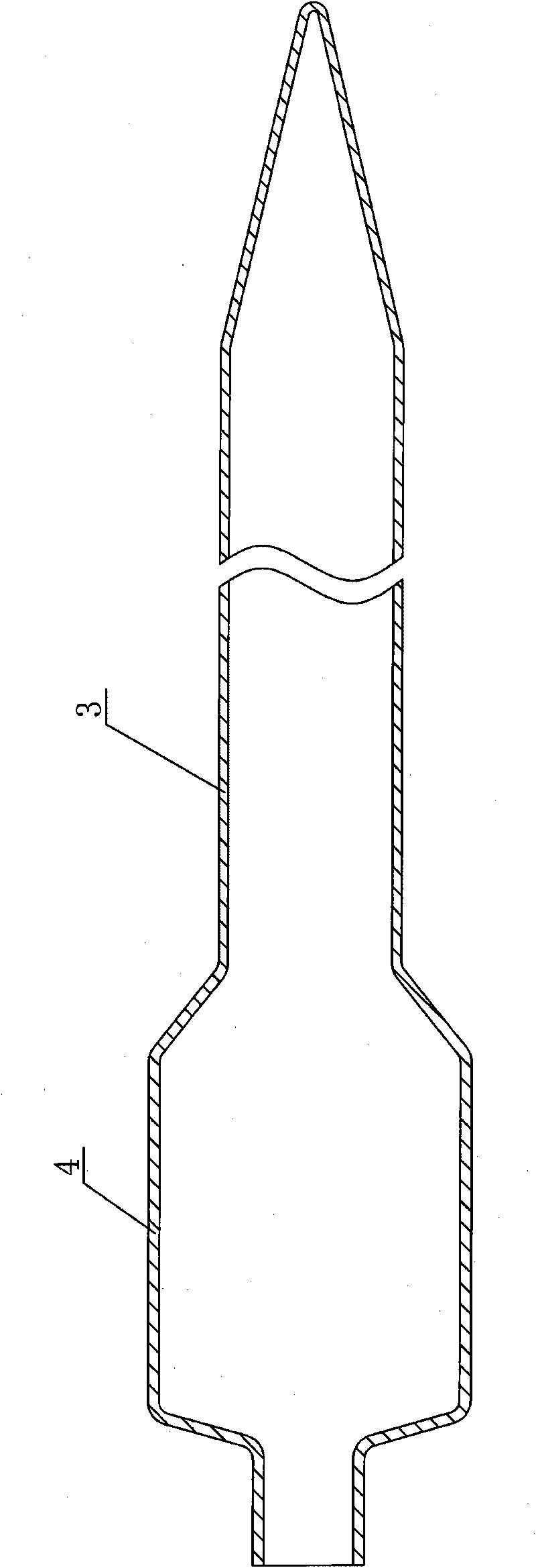 Copper water heat pipe used in solar water heater