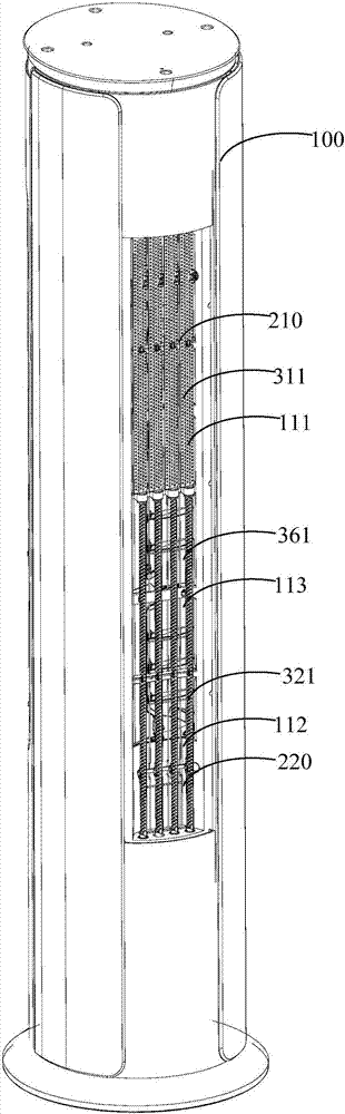 Cabinet type air conditioner and control method thereof