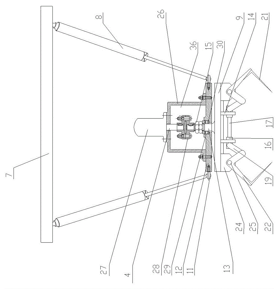 A boxed pesticide palletizing manipulator