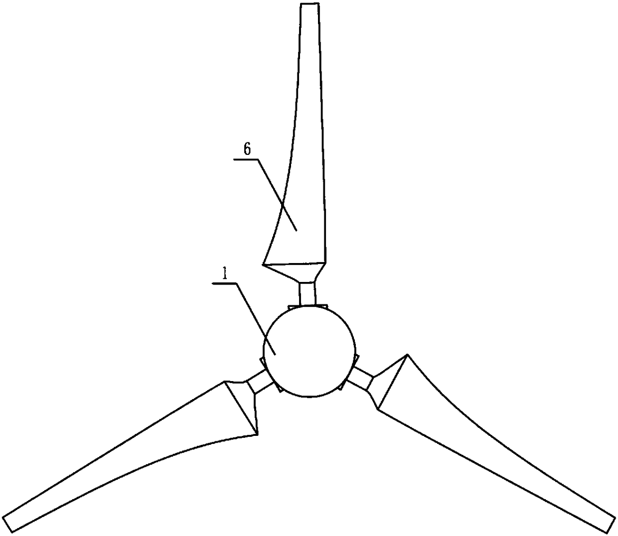 A single-impeller symmetrical large-length-to-diameter ratio ocean current power generation device