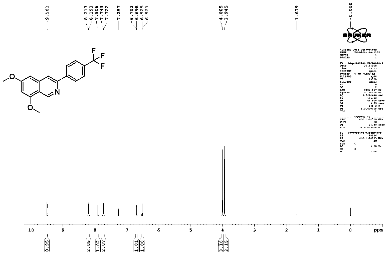 Isoquinoline derivative with hypoglycemic activity and application thereof