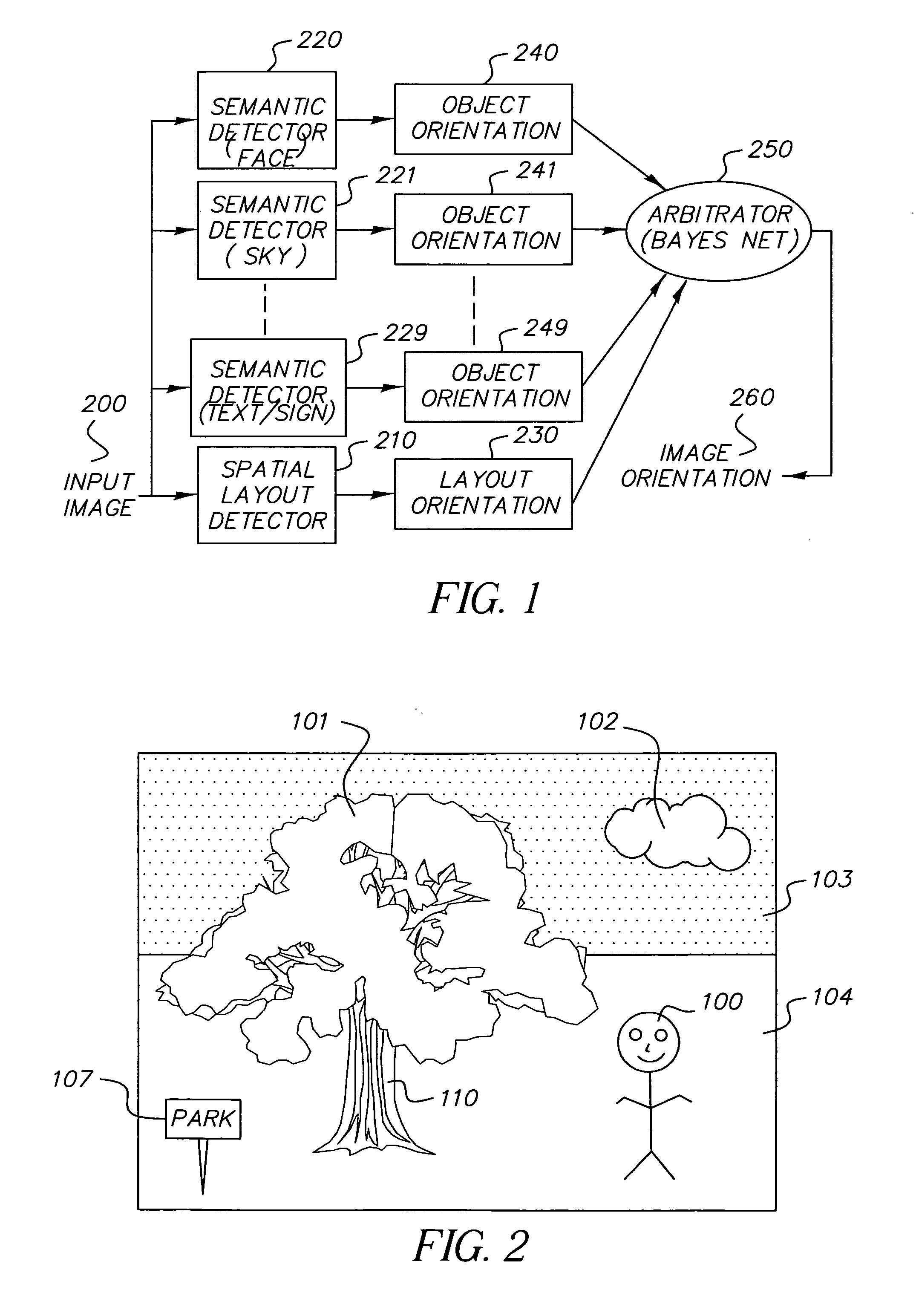 Method and system for determining image orientation