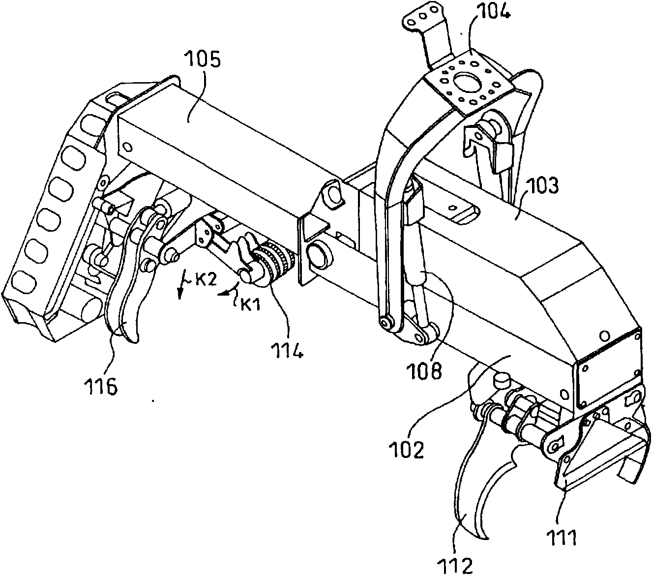 Harvester machine for wood and felling/wood making method