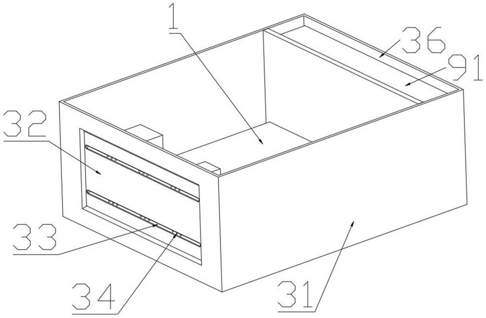 Heat dissipation structure of GPU (Graphics Processing Unit) graphics card server based on sea light processor chip