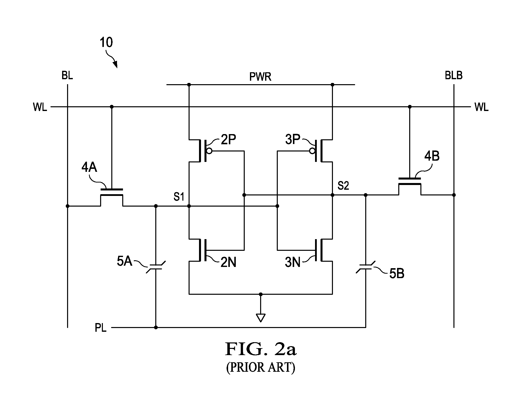 Differential plate line screen test for ferroelectric latch circuits