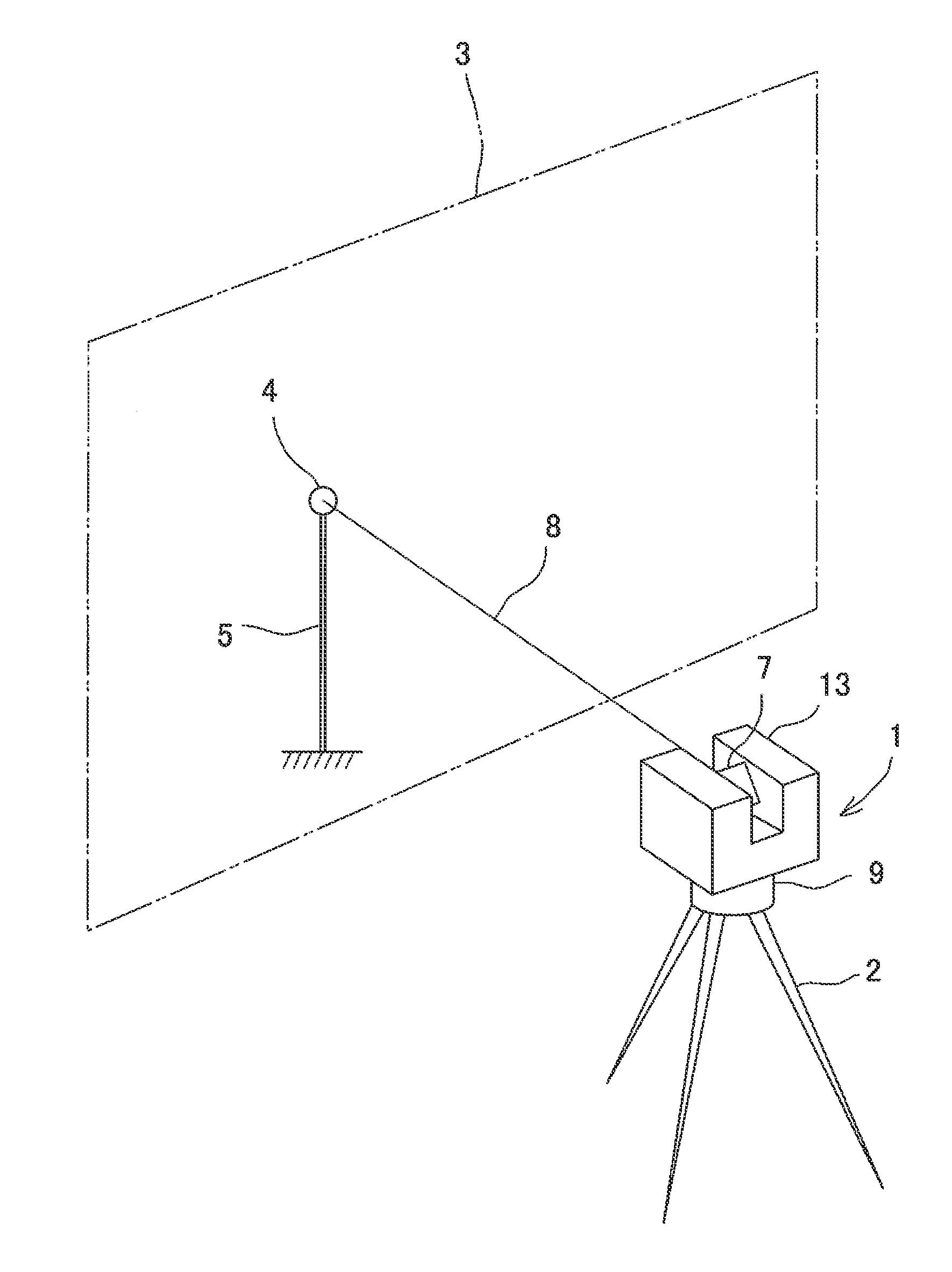 Three-Dimensional Measuring Device and Three-Dimensional Measuring System
