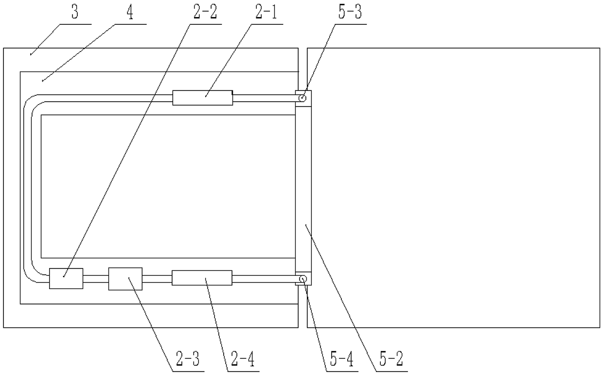 Tile side bottom gap automatic filling device