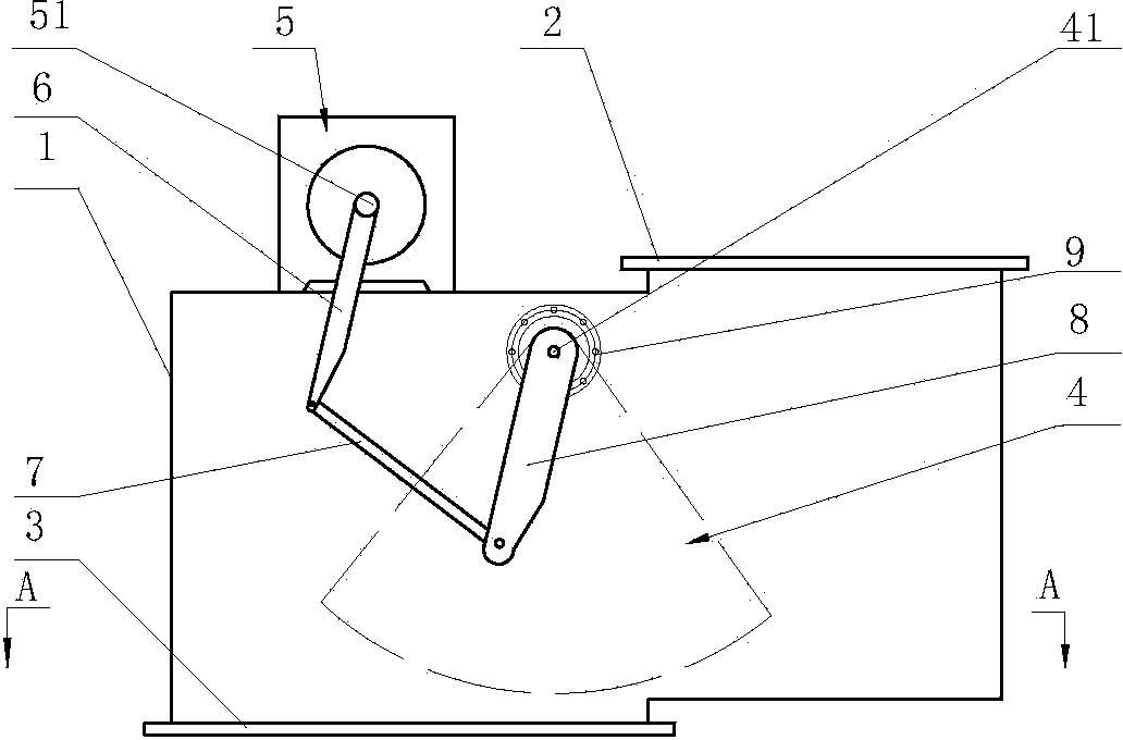 Granular material flow control device