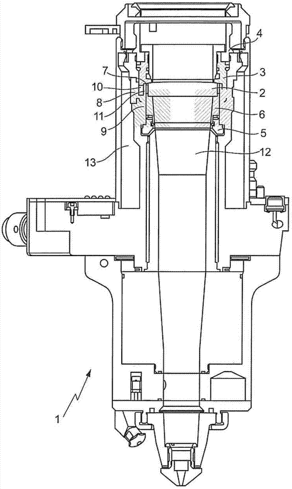 Optical element of a laser material machining tool, laser machining head having an optical element, and method for operating a laser machining tool