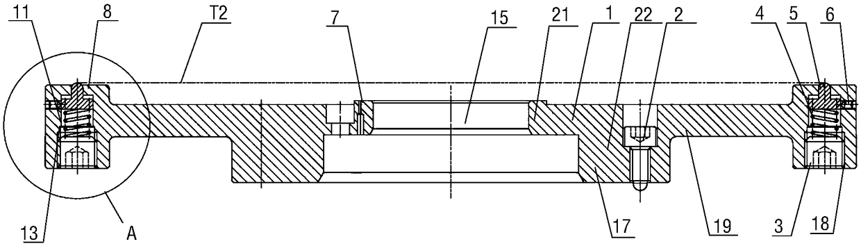 Supporting base of lathe for two-end-face floating positioning of machined part and using method thereof